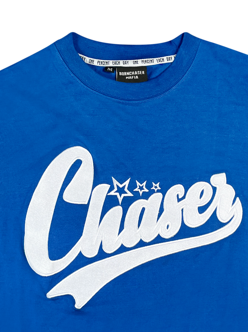 Star Chaser Tshirt - Royal Blue/White