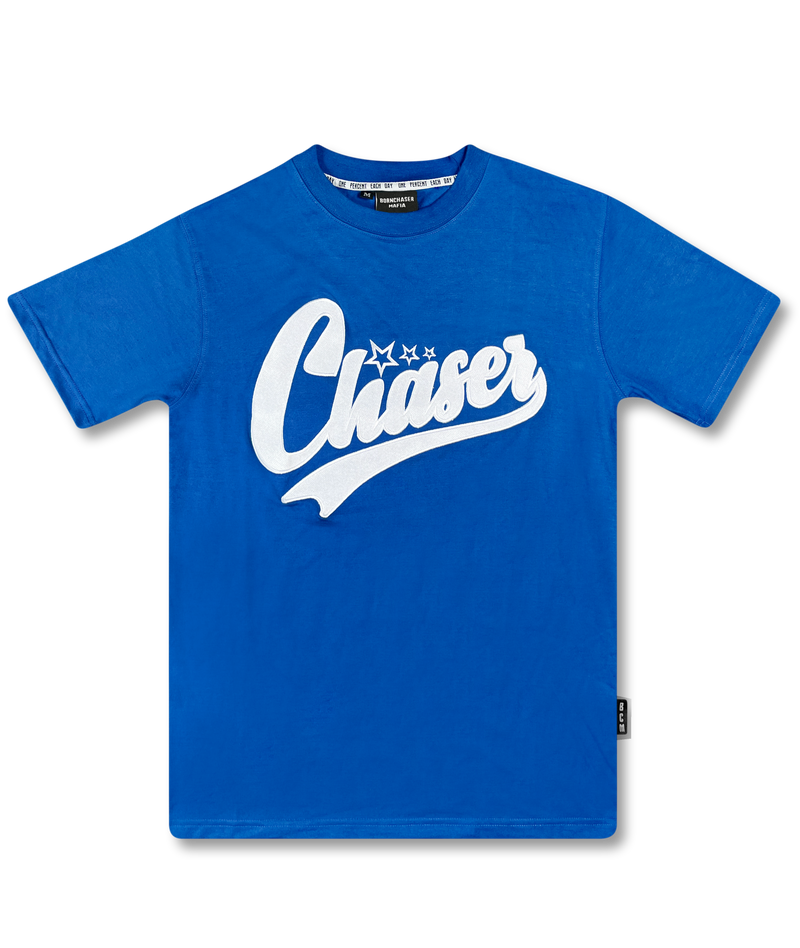 Star Chaser Tshirt - Royal Blue/White